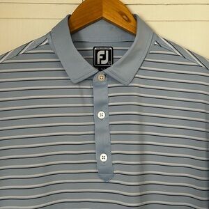 FootJoy Men’s Size L Athletic Fit Short Sleeve Golf Polo